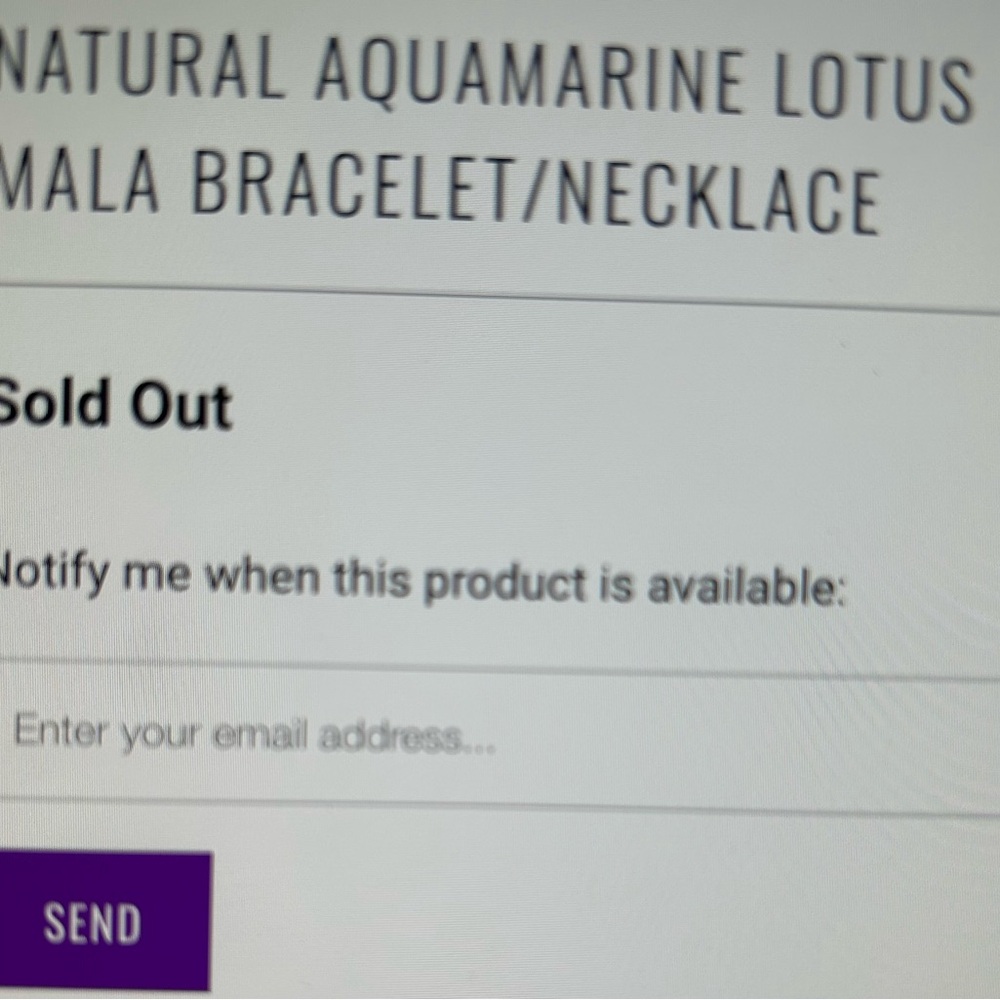 NWOT PRANA HEART AQUAMARINE LOTUS AND ZINC BRACELET/NECKLACE ! Calming healing. - Picture 6 of 6